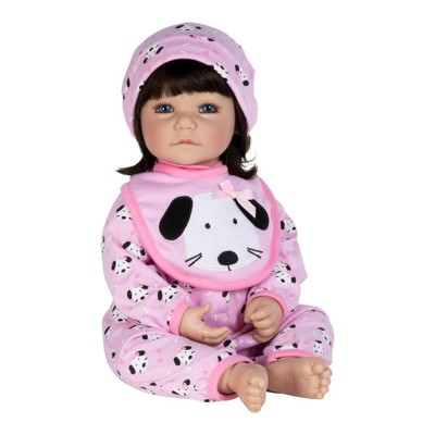 Adora Realistic Black Baby Doll Happy Camper Toddler Doll - 20 inch, Soft  CuddleMe Vinyl, Black hair, Brown eyes