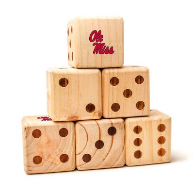 NCAA Ole Miss Rebels Lawn Bowling Yard Dice
