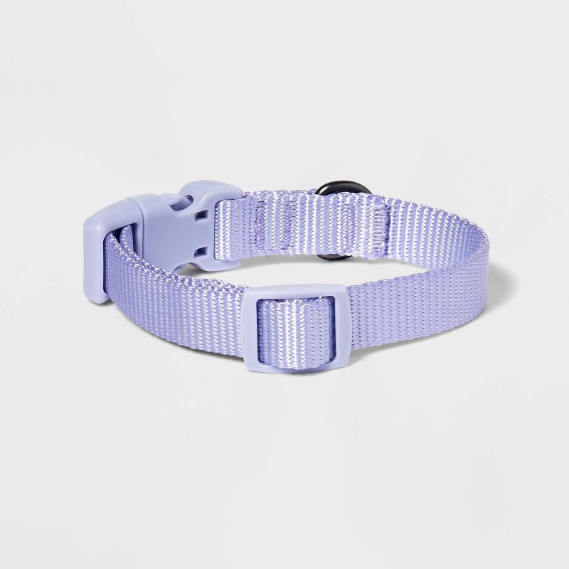 Basic Dog Adjustable Collar with Color Matching Buckle - Boots & Barkley™, 3 of 11