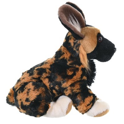 Wild Republic African Wild Dog Plush Toy, 8 Inches