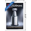 Trends International NHL Florida Panthers - 2024 Stanley Cup Team Logo Framed Wall Poster Prints - 3 of 4