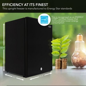 Whynter CUF-301BK 3 cu. ft Energy Star Upright Freezer with Lock – Black - 1 of 4