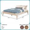 Now Furniture Queen Bed Frame, Wooden Platform Bed - 2 of 4