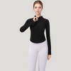 Anna-Kaci Active Women's Long Sleeve Active Top with Half Zip Front and Slim Fit - 4 of 4