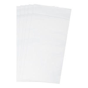 Unique Bargains PE Flat Open Poly Bags for Collectibles Craft Supplies 100 Pcs - 1 of 4