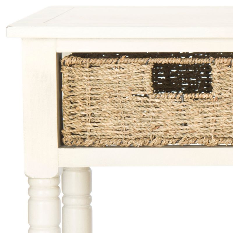 Winifred Wicker Console Table With Storage  - Safavieh, 4 of 6