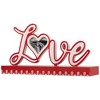 Northlight Heart and Floral "Love" Valentine's Day Photo Frame - 12" - 4 of 4