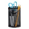 Universal Metal Mesh 3-Compartment Pencil Cup, Black, 4.13"d x 6"h - 3 of 4