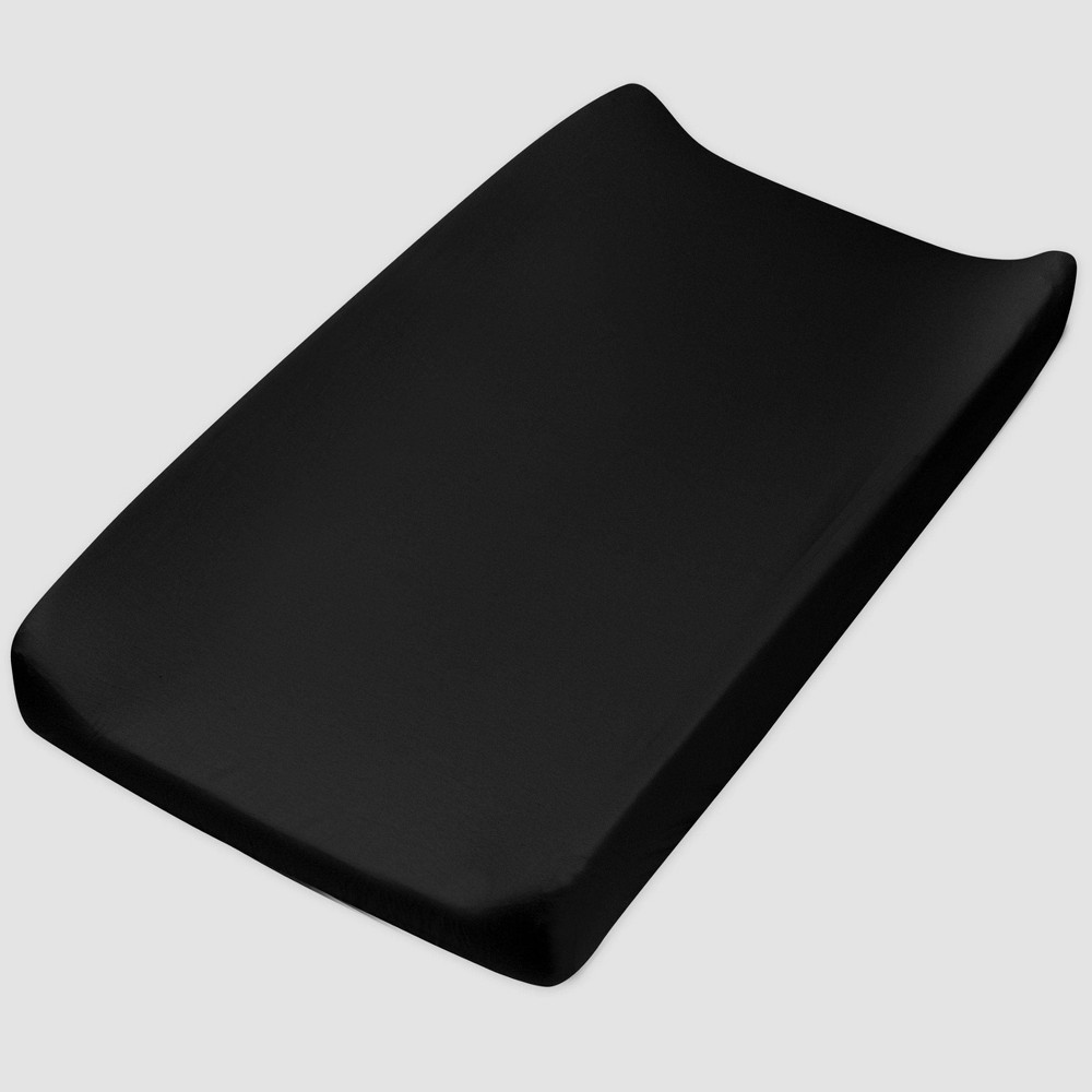 Photos - Changing Table Honest Baby Organic Cotton Changing Pad Cover - Black