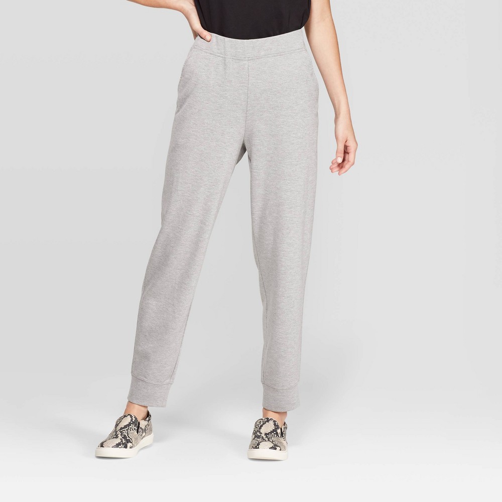 Women's Mid-Rise Straight Leg Knit Jogger Pants - Prologue Heather Gray L, Women's, Size: Large, Grey Gray was $24.99 now $17.49 (30.0% off)