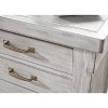 Signature Design by Ashley Brashland Three Drawer Nightstand White: Bedside Table with USB Port & Cable Management - 4 of 4