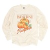 Simply Sage Market Farm Fresh Pumpkin Watercolor Garment Dyed Long Sleeve - 2 of 4