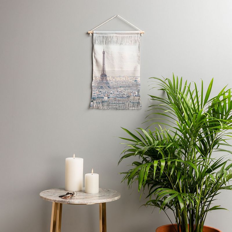 Eye Poetry Photography Paris Skyline Eiffel Tower View Fiber Wall Hanging - Society6, 2 of 4