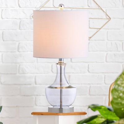 20" Glass Colette Mini Table Lamp (Includes Energy Efficient Light Bulb) - JONATHAN Y