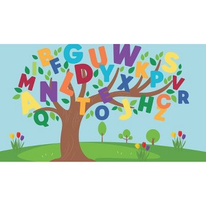 Alphabet Tree Peel and Stick Mural - RoomMates: Vinyl Self-Adhesive Wall Decor for Nursery & Playroom - 1 of 4