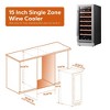 Ca'Lefort 15 inch Wine Refrigerator, 33 Bottle Wine Cooler Freestanding & Built-in - 4 of 4