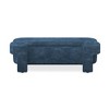 PAGED Linen Fabric Upholstered Ottoman Foot Rest, Pouf Ottoman with Large Storage Space for the Living Room and Bedroom - 3 of 4