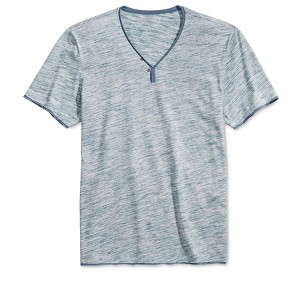 I.N.C International Concepts Mens Heathered Y-Neck Graphic T-Shirt - 1 of 1