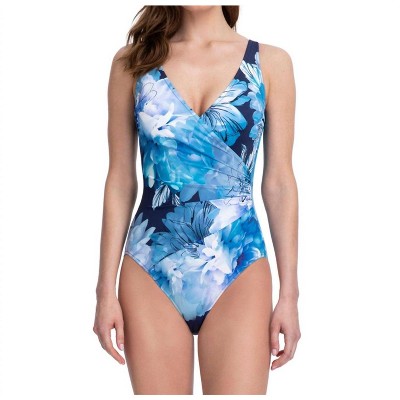 Women's Surplice High Back One Piece Swimsuit - Gottex
