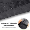 Akefit Outdoor Table Cover Waterproof Furniture Protector with Handles and Vents Black 110in - 3 of 4