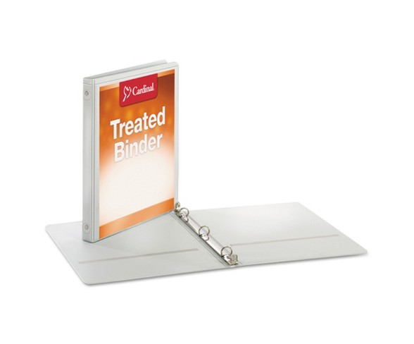 Cardinal&#174; 2pk .625" Ring Binder ClearVue Locking - White