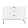 Manhattan Comfort Dumbo 3 Drawer Dresser - 2 of 4