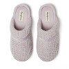 Dearfoams Women's Serena Marled Chenille Scuff House Slipper - 3 of 4
