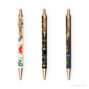 Yoobi Harry Potter Ballpoint Pen 3pk Retractable Set House Pride - 1 of 4