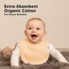 KeaBabies 8pk Organic Baby Bibs for Boy, Baby Drool Bib for Baby Boys and Girls, Newborn Teething Bibs - 4 of 4
