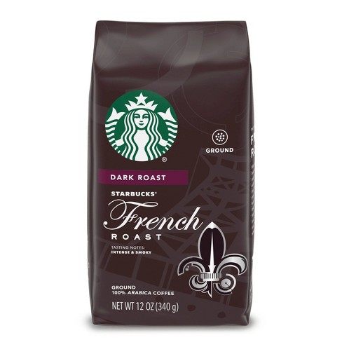 Starbucks Dark Roast Ground Coffee French Roast 100 Arabica 1 Bag 12 Oz Target