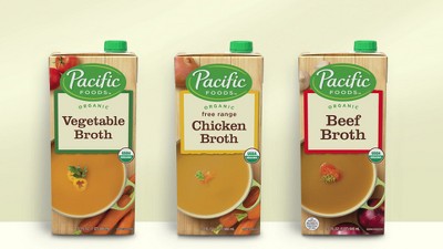 Pacific Foods Organic Vegetable Broth Low Sodium -- 32 fl oz Pack of 2 
