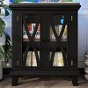 ORRD 20 Gallon Fish Tank Stand with Power Outlets, Farmhouse Aquarium Stand with Storage Cabinet & Adjustable Shelves, Black - 2 of 4