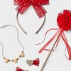 Kids' 5pk Crown and Wand Jewelry Set - Cat & Jack™ Red/Gold - 3 of 3