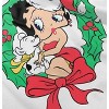 Santa Betty Boop Christmas Wreath Toddler Baby Girl T Shirt Brisco Brands - 4 of 4