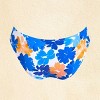 Women's Vibrant Blue Floral Bikini Bottom  - Cupshe - 2 of 4