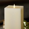 Christmas Classic Motion Flameless Square Candle 4x10 Ivory - image 3 of 4