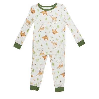 Milkberry Rayon from Bamboo Infant to Toddler Pajama Set for Girls / Boys Sizes 12 Months - 5T