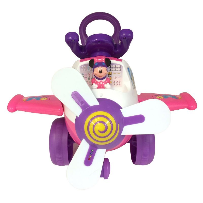 Kiddieland Disney Minnie Activity Plane Ride-On, 3 of 12