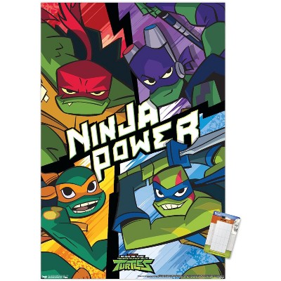 Trends International Nickelodeon Rise of The Teenage Mutant Ninja Turtles - Turtles Unframed Wall Poster Prints