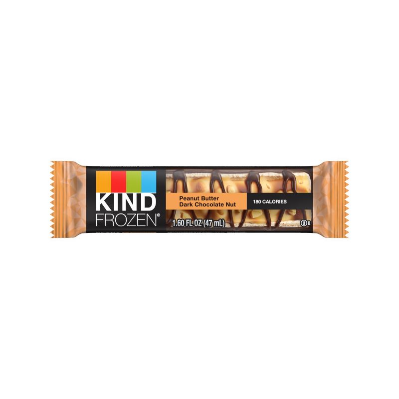 KIND Frozen Dark Chocolate Peanut Butter Plant Based Dessert - 5ct, 5 of 12