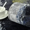 Vintage Area Rug 3x5 ¨C Non-Slip Low Pile Rug for Living Room & Bedroom, Easy Clean Polyester Carpet - 4 of 4