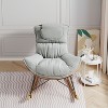 NicBex Accent Chair Rocking Chair Leisure Sofa Chair with Detachable Seat Cushion Glider Rocking Chair for Living Room, Bedroom - 3 of 4
