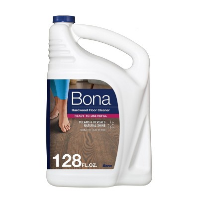 Bona Cleaning Products Wood Cleaner Spray + Mop Multi Purpose Floor Cleaner - Unscented