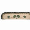 Earth Rugs Oval Stair Tread – Shamrock Design, Braided Jute, Rustic Irish Accent, 27"x8.25" Country Stair Rug - 3 of 3