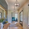 LLHZSY 20 1/2" Modern Ceiling Chandelier With Water Ripple Glass 5-Lights Fixture for Kitchen Island Dining Room Living Room - 4 of 4