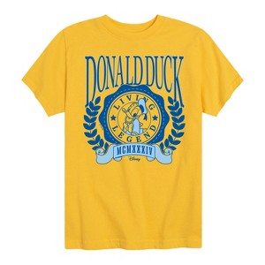 Boys' - Disney - Donald Collegiate Short Sleeve Graphic T-Shirt - 1 of 4