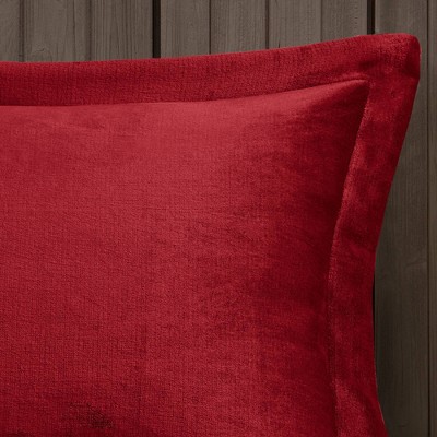Twin Red/Black Reversible Down Alternative Microfiber Comforter Set