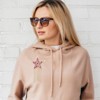 Unique Bargains Star Shape Rhinestone Glitter Iron On Sew Beaded Applique Patches 4 Pcs - 4 of 4