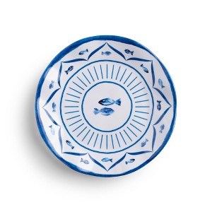 Q Home | Sardinia 8" Melamine Salad Plate, Set of 4 - 1 of 1