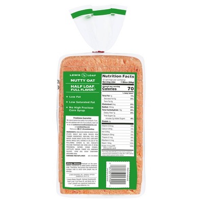 Lewis Bake Shop Nutty Oat Bread - 12oz